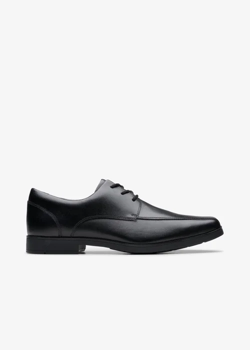 Clarks School Scala Step Youth Black Leather Wide - 5 Image 1