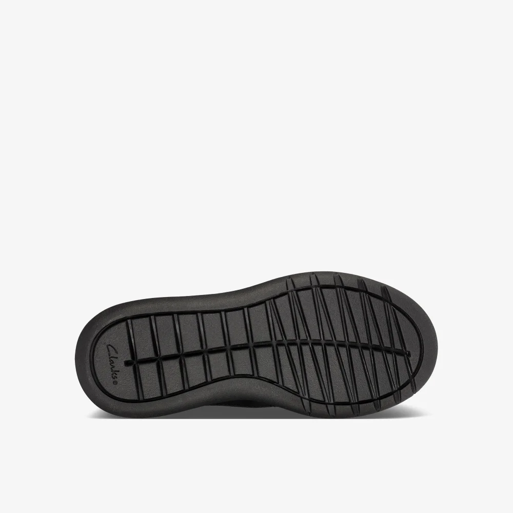 Clarks School Scape Flare Toddler Black Leather Wide - 8.5 Infants Image 3