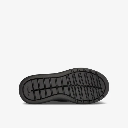 Clarks School Scape Flare Toddler Black Leather Wide - 8.5 Infants Image 3