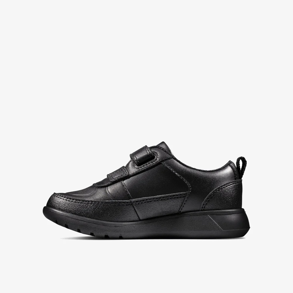 Clarks School Scape Flare Toddler Black Leather Standard - 7.5 Infants Image 2
