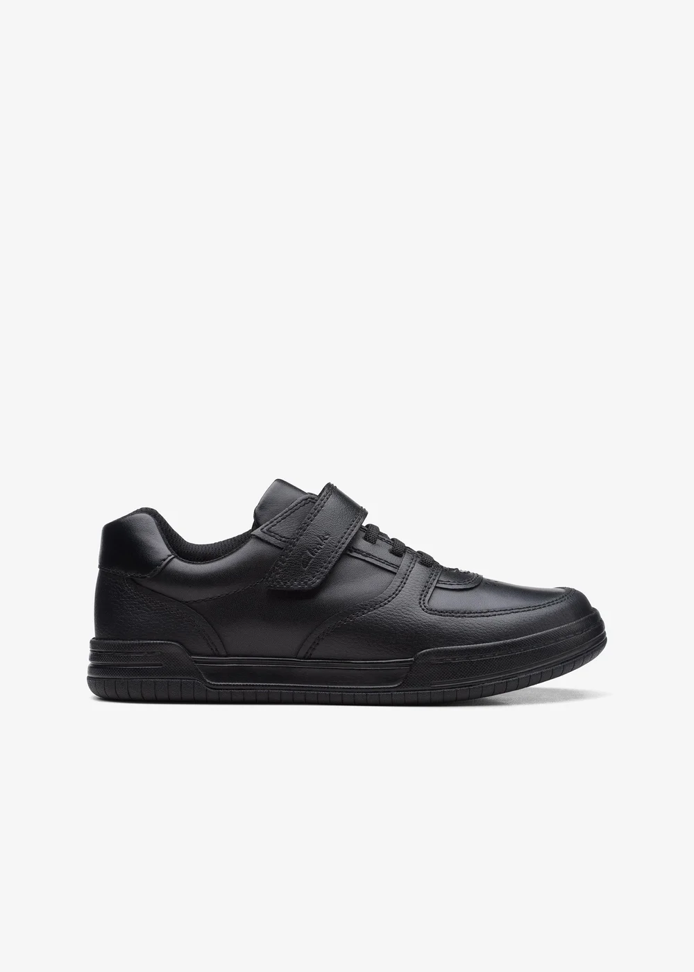Clarks School Fawn Lay Older Black Leather Extra Wide - 1 Image 1