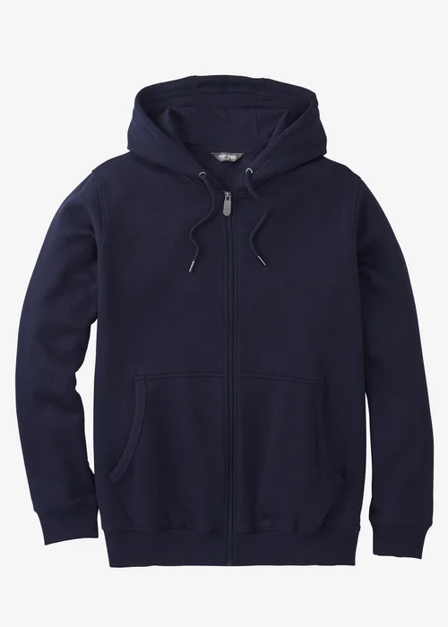 Cotton Traders Navy Hooded Zip Through Sweat Top - 3XL Image 2