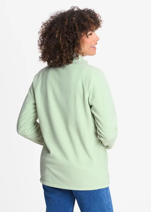 Cotton Traders Iced Mint Microfleece Jacket - M Image 2