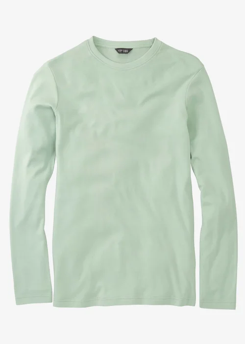 Cotton Traders Iced Mint Long Sleeve Crew Neck Base Layer Top - 4XL Image 4