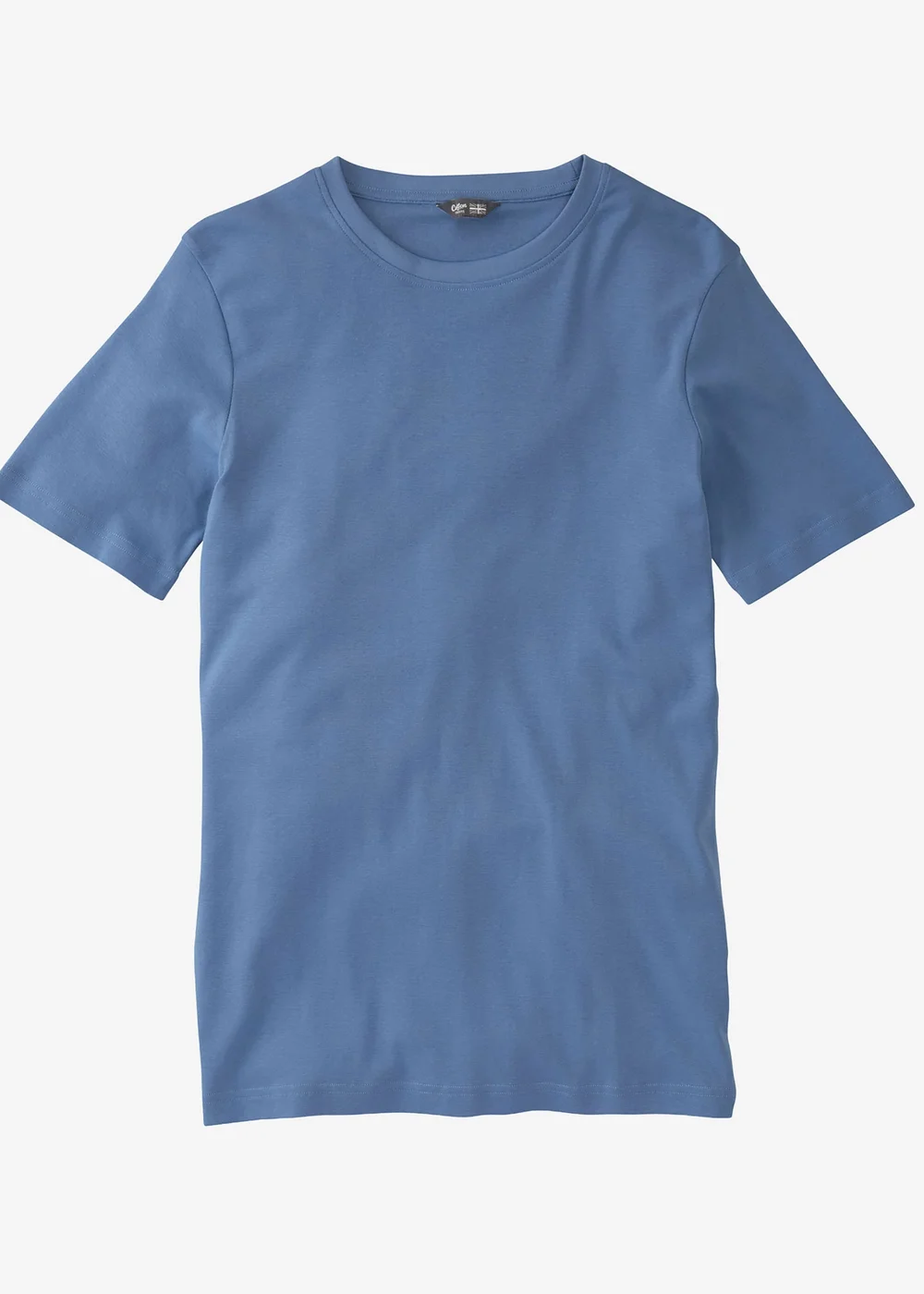 Cotton Traders Cornflower Blue Short Sleeve Crew Neck Base Layer Top - 3XL Image 4