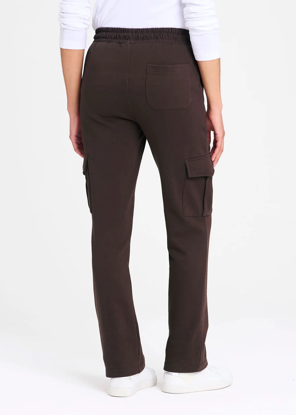 Cotton Traders Dark Chocolate Cargo Jogger - L/L27 Image 3