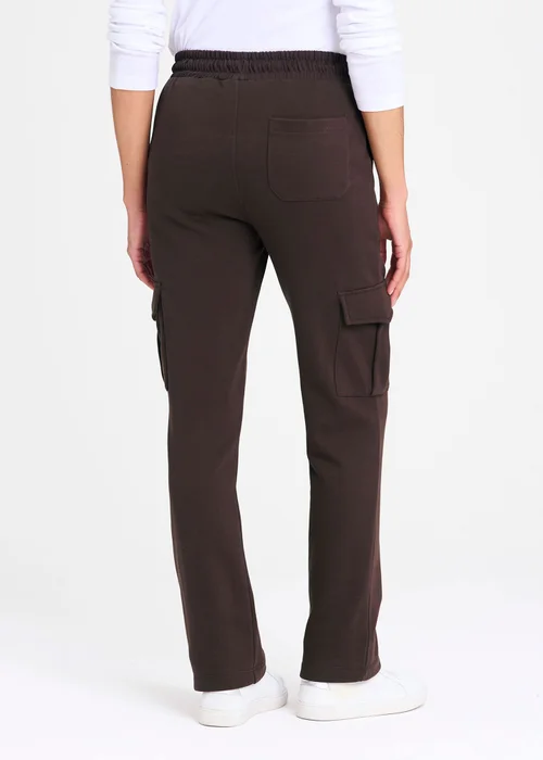 Cotton Traders Dark Chocolate Cargo Jogger - L/L27 Image 3