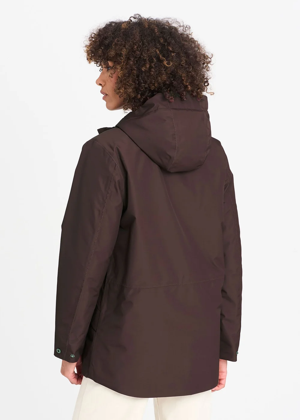 Cotton Traders Dark Chocolate Windmoor Waterproof Jacket - 2XL Image 2