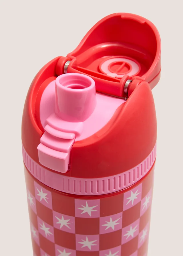 Pink & Red Star Water Bottle