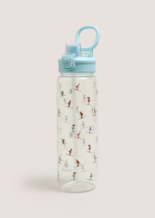 Christmas Ski Water Bottle Image 1