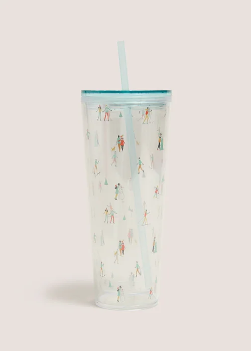 Christmas Ski Tumbler Image 1