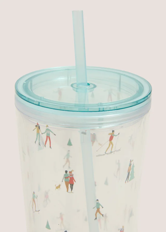 Christmas Ski Tumbler