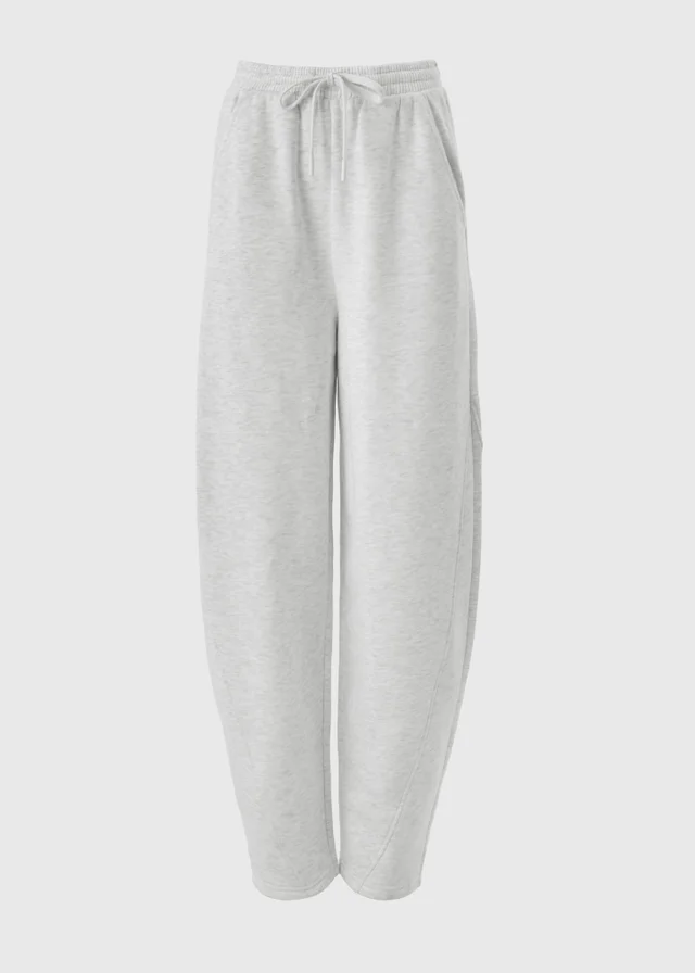 Grey Barrel Leg Jogging Bottoms