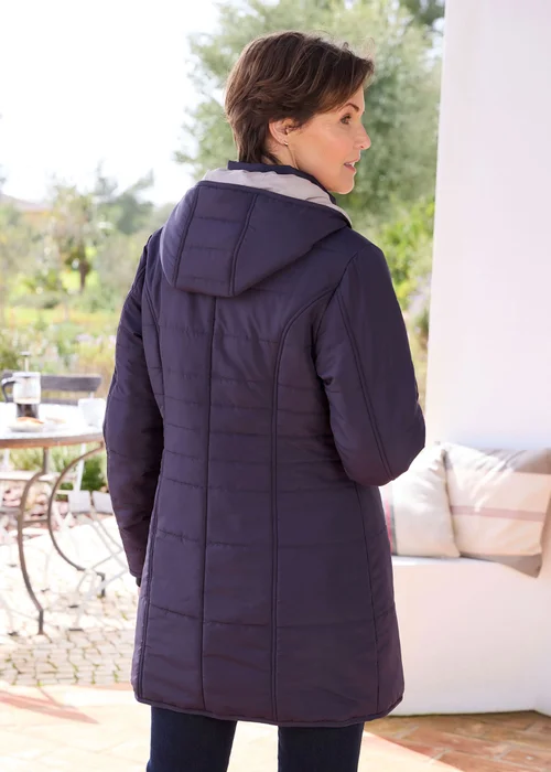 Cotton Traders Blackcurrant Padded Hooded Jacket - 22 Image 3