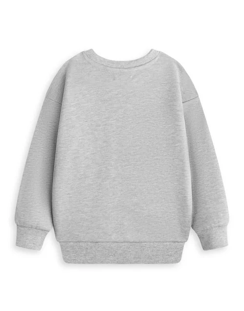 Vanilla Underground Gabby's Dollhouse Girls Grey Hugs Sweatshirt (18m-6y) - 5-6 Yrs Image 2