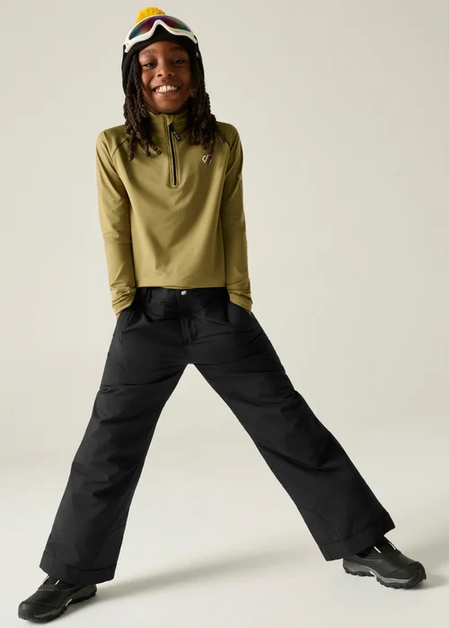 Dare 2b Black Outmove III Waterproof Pant (3-13 years) - 3-4 Yrs Image 3