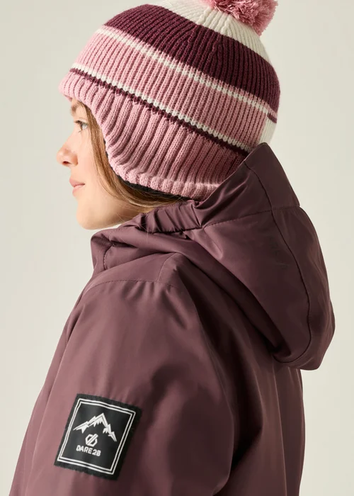Dare 2b Aubergine Wing It Waterproof Jacket (3-13 years) - 5-6 Yrs Image 6