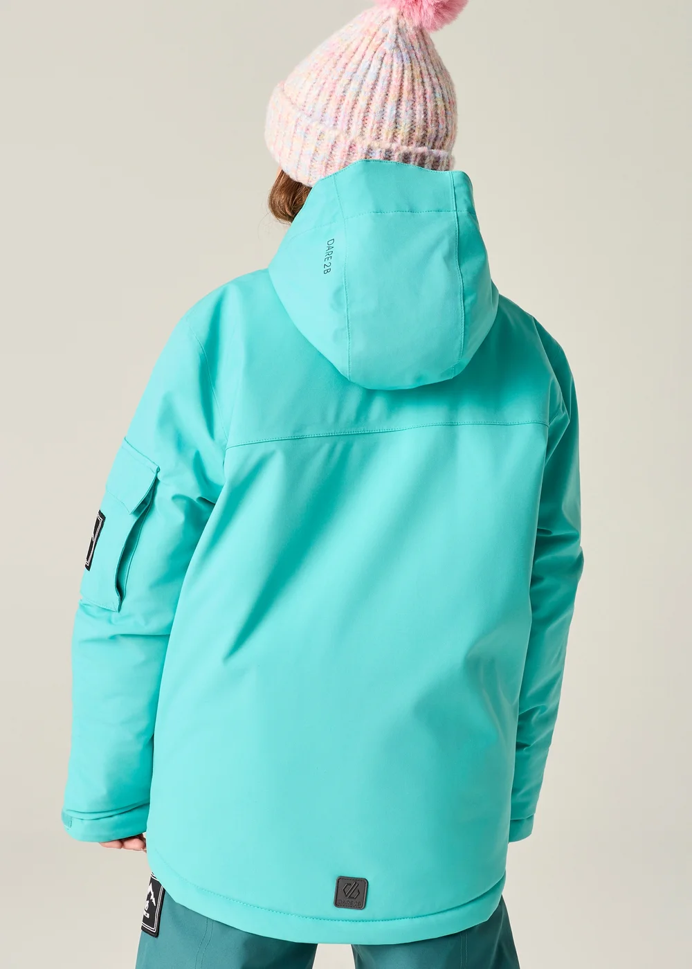 Dare 2b Turquoise Shredder II Waterproof Jacket (3-13 years) - 11-12 Yrs Image 3