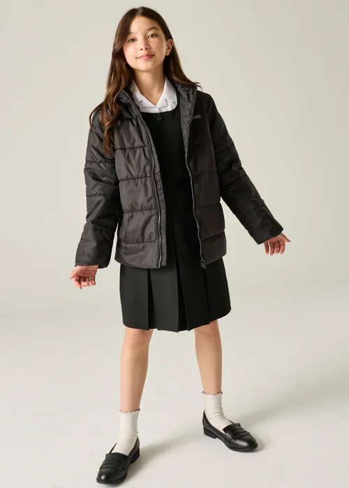 Regatta Black Halkner Thermoguard Insulated Jacket (3-13 years) - 9-10 Yrs Image 3