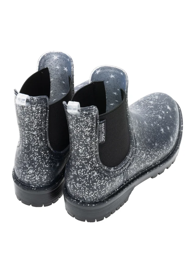 Regatta Black Harriet II Junior Waterproof Welly (Younger 7 - Older 5)