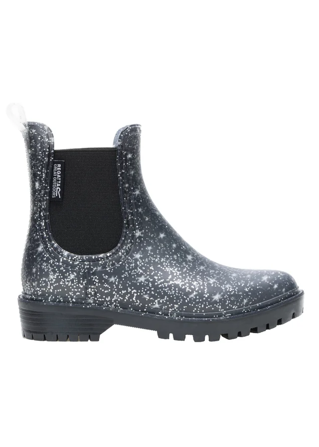 Regatta Black Harriet II Junior Waterproof Welly (Younger 7 - Older 5)