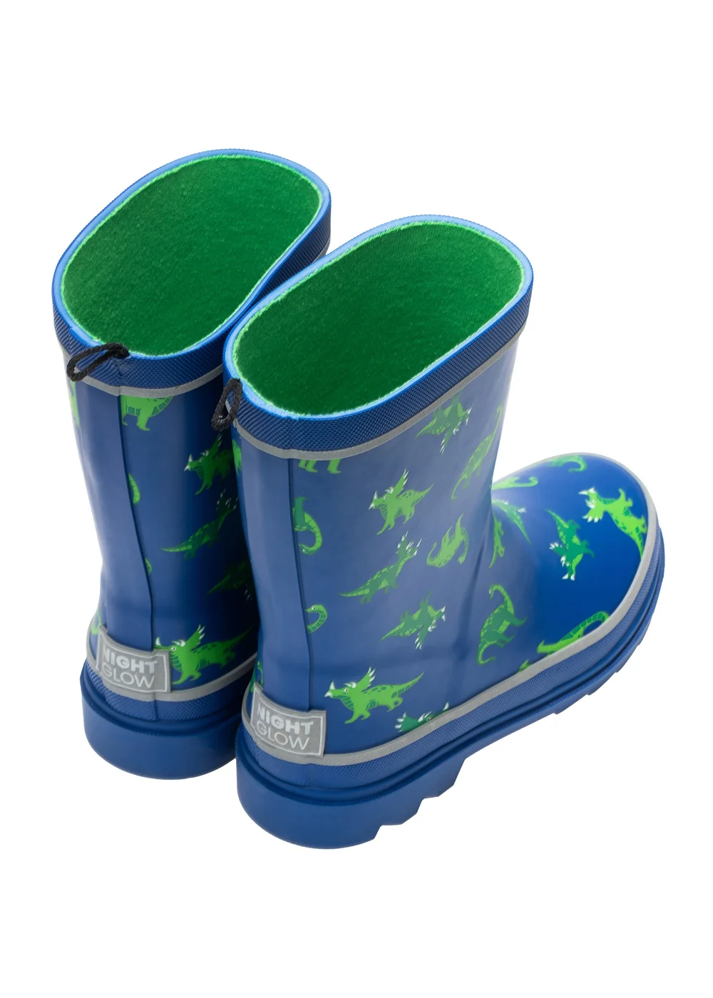 Regatta Blue Dino Mudplay III Waterproof Welly (Younger 7 - Older 5) - 8 infants Image 2