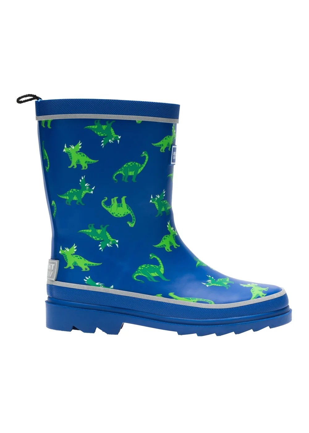 Regatta Blue Dino Mudplay III Waterproof Welly (Younger 7 - Older 5) - 8 infants Image 1