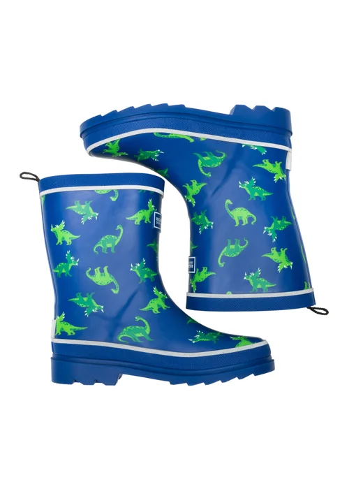 Regatta Blue Dino Mudplay III Waterproof Welly (Younger 7 - Older 5) - 8 infants Image 3