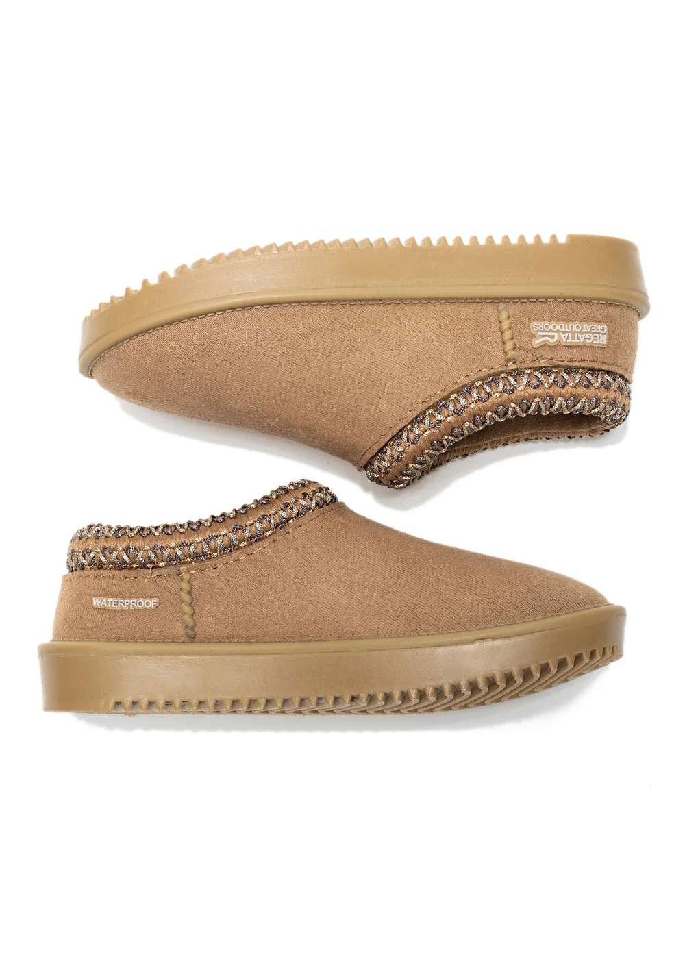 Regatta Tan Risley Waterproof Mule (Younger 7 - Older 5) - 13 Infants Image 3