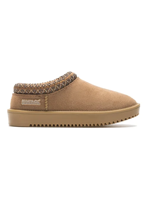 Regatta Tan Risley Waterproof Mule (Younger 7 - Older 5) - 13 Infants Image 1