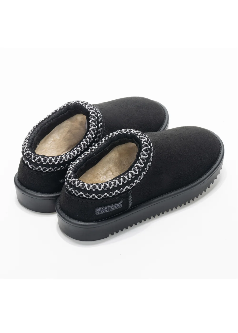 Regatta Black Risley Waterproof Mule (Younger 7 - Older 5) - 7 Infants Image 2