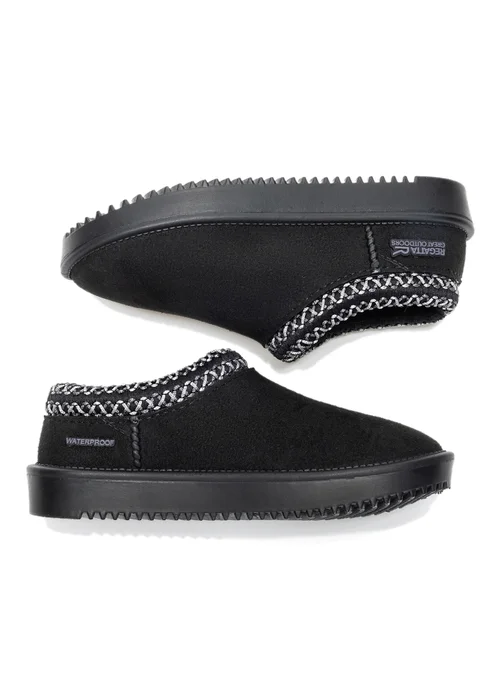 Regatta Black Risley Waterproof Mule (Younger 7 - Older 5) - 7 Infants Image 3