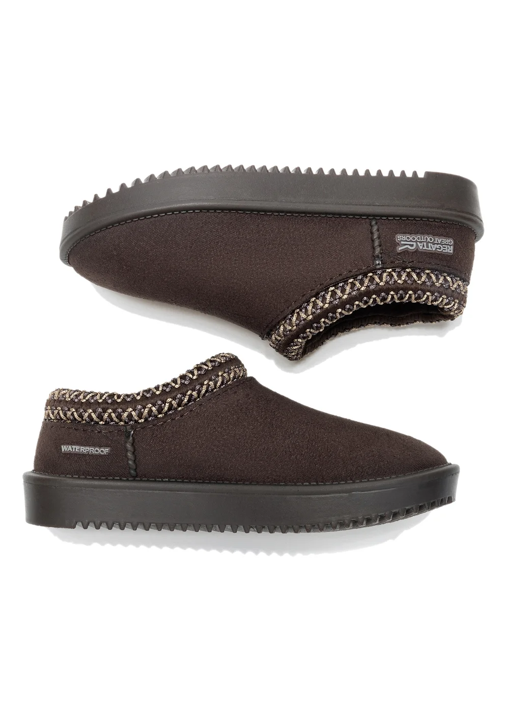 Regatta Chocolate Risley Waterproof Mule (Younger 7 - Older 5) - 2 Infants Image 3