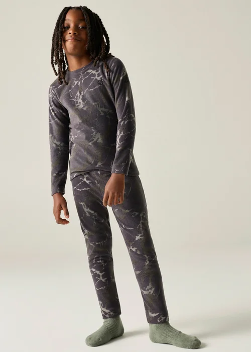Dare 2b Black Thermal Comfortable Baselayer Set (3-13 years) - 9-10 Yrs Image 1