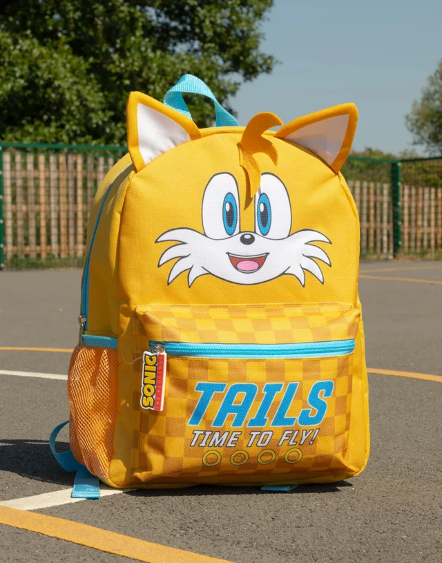 Vanilla Underground Sonic the Hedgehog Unisex Kids Yellow Tails Backpack (One Size)