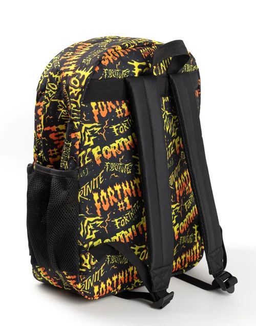 Vanilla Underground Fortnite Unisex Kids Black Logo Backpack (One Size) - One Size Adjustable Image 2