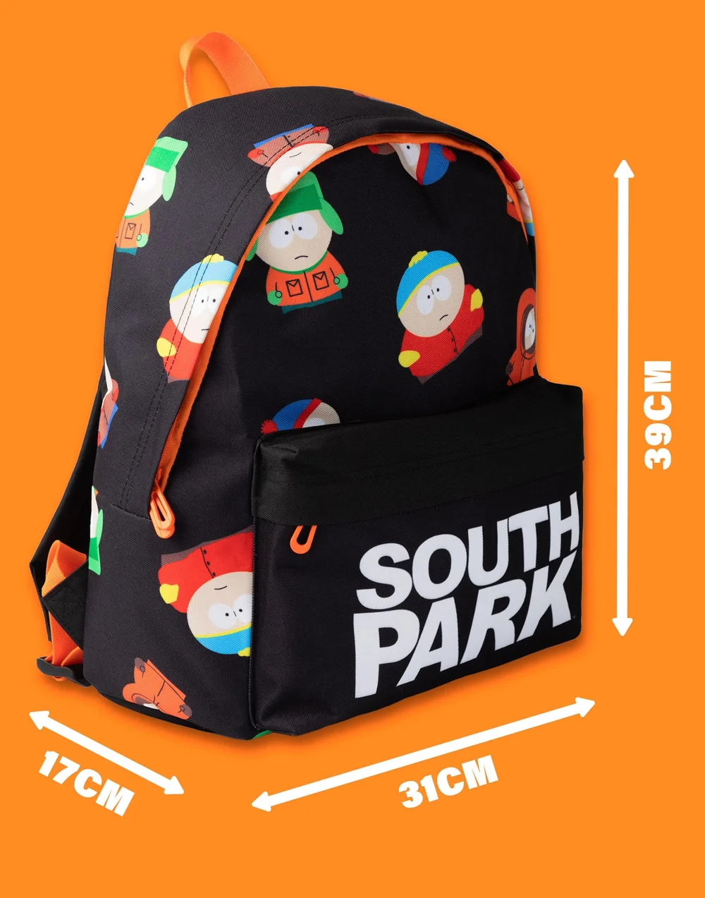 Vanilla Underground South Park Unisex Multicoloured Character All Over Print Backpack (One Size) - One Size Adjustable Image 3