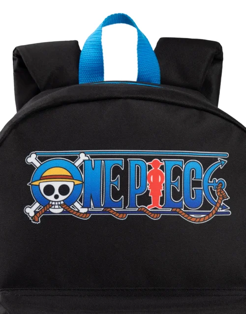 Vanilla Underground One Piece Unisex Kids Black Front Printed Backpack (One Size) - One Size Adjustable Image 5