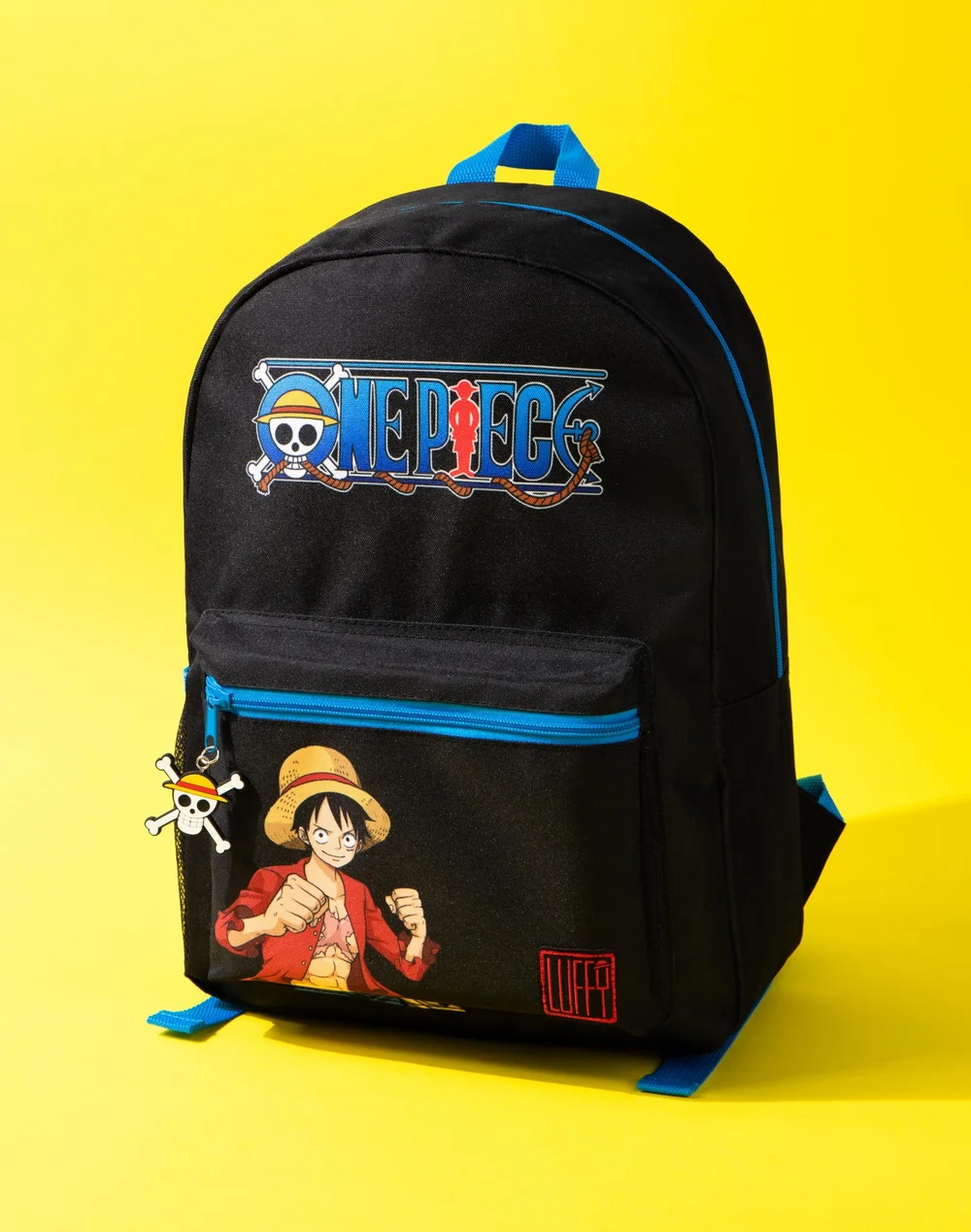 Vanilla Underground One Piece Unisex Kids Black Front Printed Backpack (One Size) - One Size Adjustable Image 2