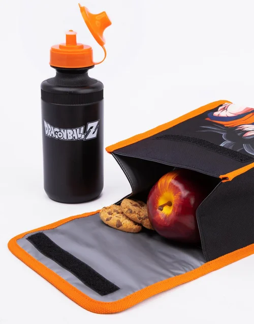 Vanilla Underground Dragon Ball Z Boys Black Goku 4 Piece Backpack Set (One Size) - One Size Adjustable Image 3