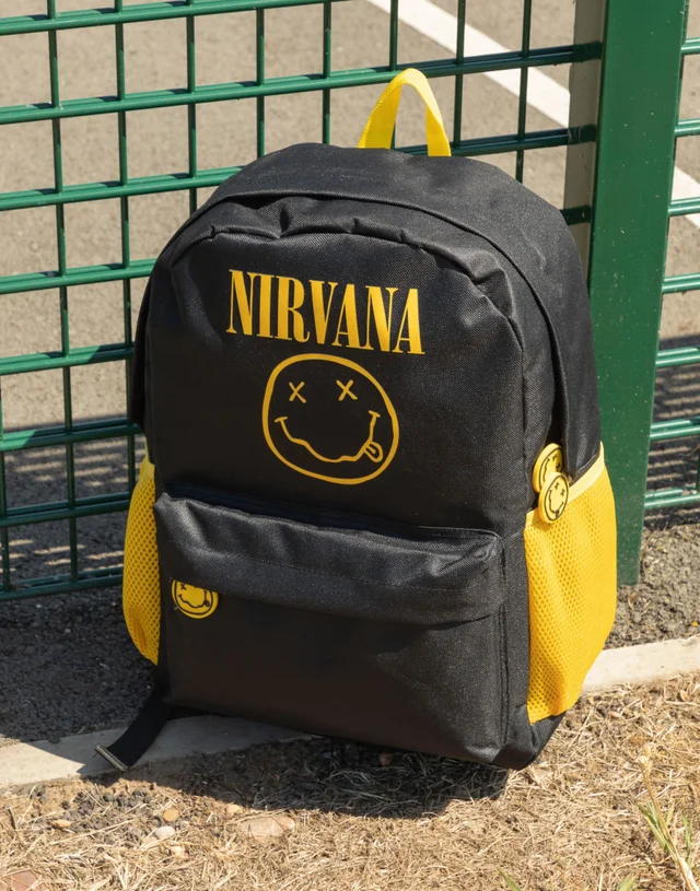 Vanilla Underground Nirvana Unisex Black Logo Backpack (One Size)