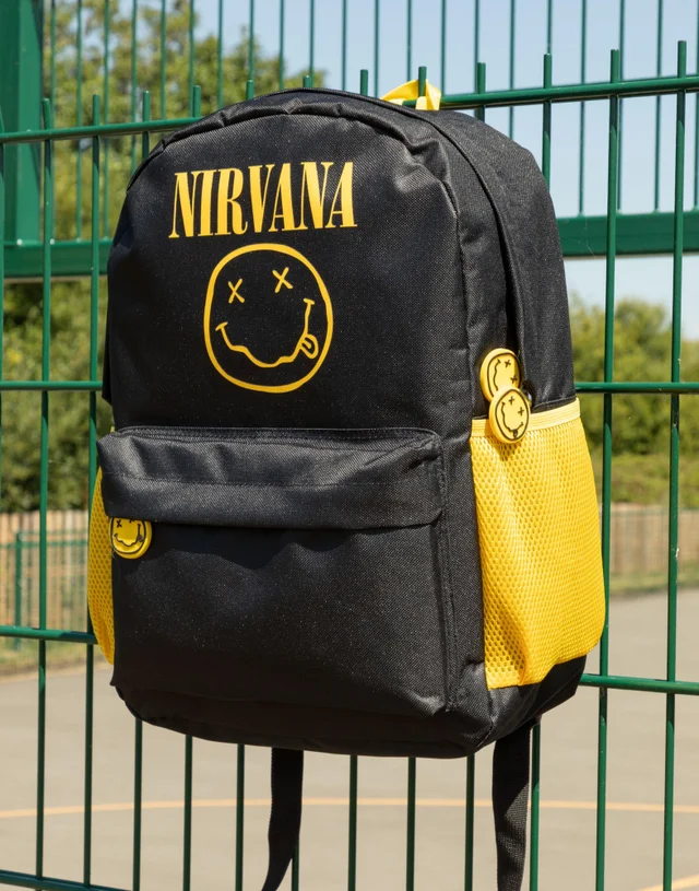Vanilla Underground Nirvana Unisex Black Logo Backpack (One Size)