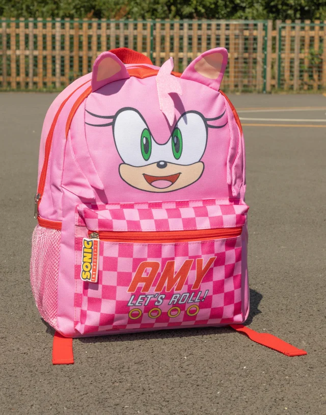 Vanilla Underground Sonic the Hedgehog Unisex Kids Pink Amy Backpack (One Size)