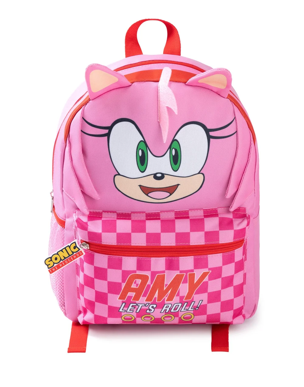 Vanilla Underground Sonic the Hedgehog Unisex Kids Pink Amy Backpack (One Size) - One Size Adjustable Image 3