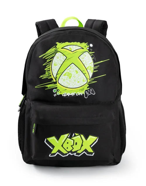 Vanilla Underground Xbox Unisex Kids Black Logo Backpack (One Size) - One Size Adjustable Image 1