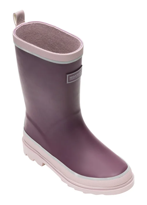 Regatta Lilac Foxfire Breathable Welly (Younger 7 - Older 5) - 9 Infants Image 4