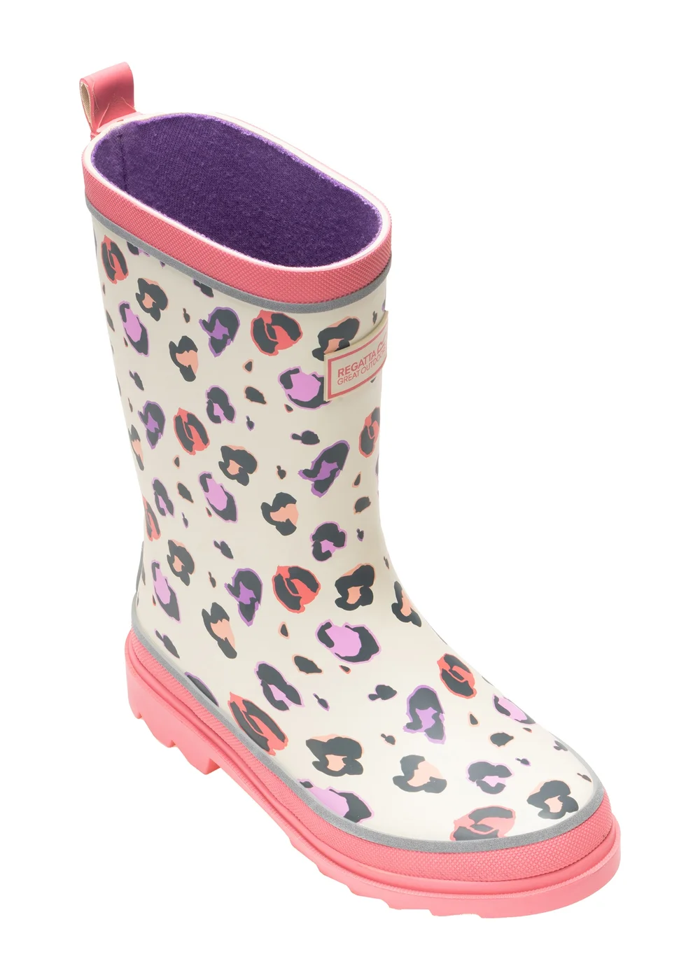 Regatta Leopard Foxfire Breathable Welly (Younger 7 - Older 5) - 8 infants Image 3