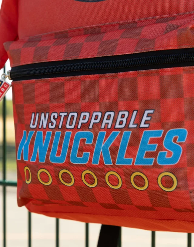 Vanilla Underground Sonic the Hedgehog Unisex Kids Red Knuckles Backpack (One Size)