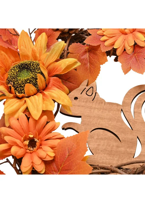 Country Living Handmade Autumn Wreath With A Squirrel - One Size Image 3
