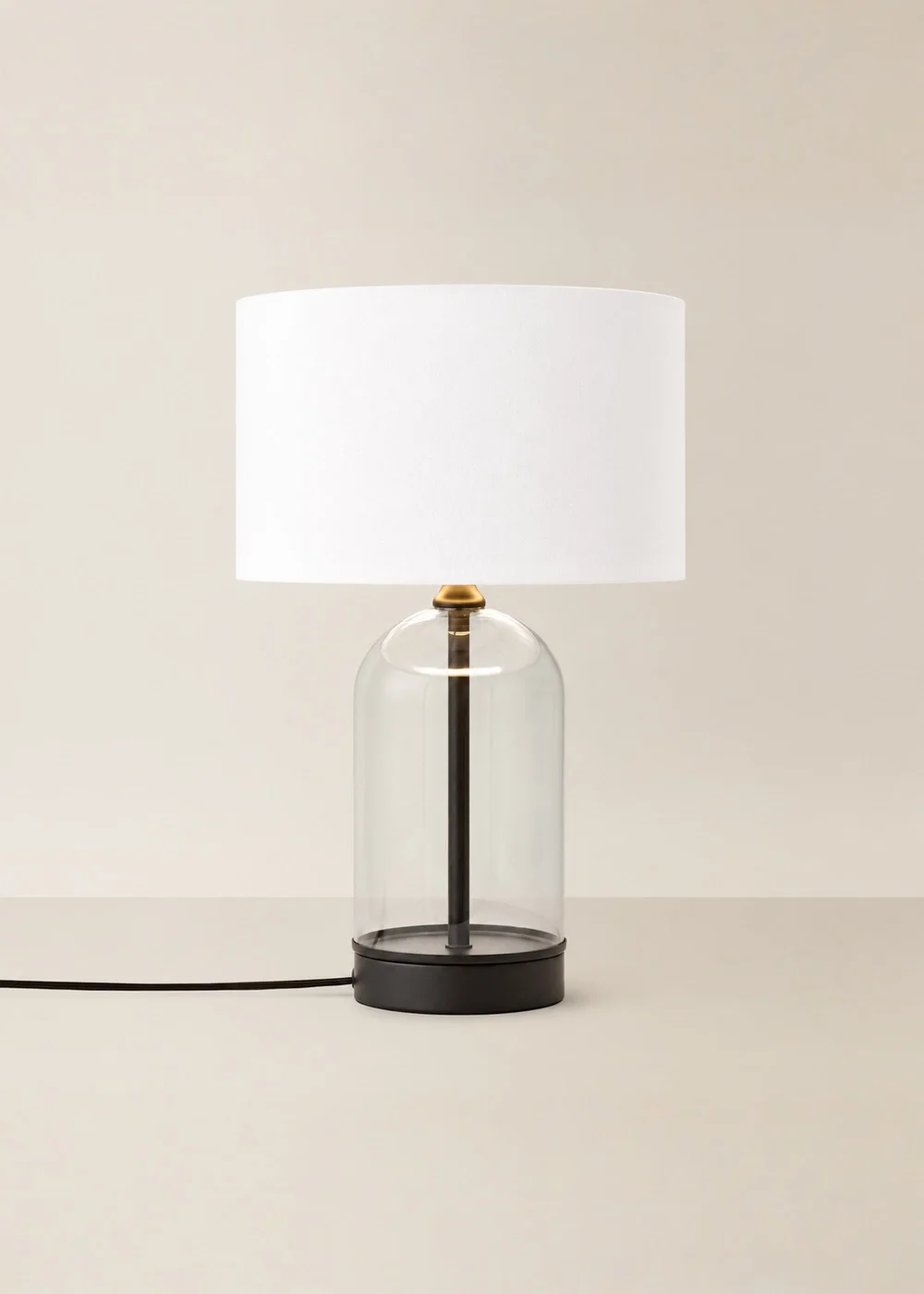 ValueLights Jessy Black Table Lamp with White Shade - One Size Image 4